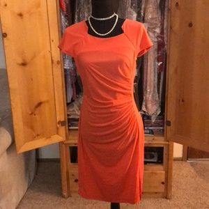 Always Indigo Burnt Orange Dress